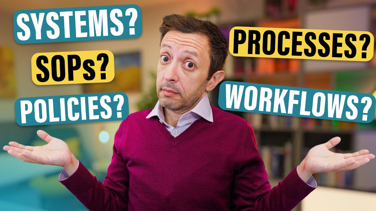 Systems vs Processes vs SOPs