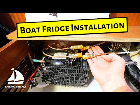 Isotherm Fridge - Step by Step Installation | ⛵ Sailing Britaly ⛵ [Boat Work]