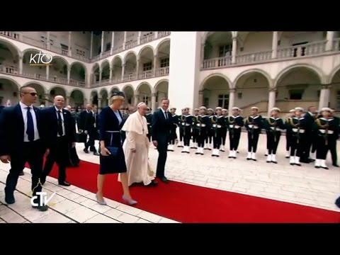 Le pape François rencontre les autorités de Pologne