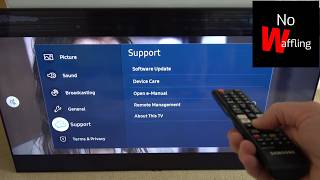 How to UPDATE SAMSUNG 7 Series TV | Model UE65DU7100K - Beginners guide