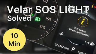LAND ROVER VELAR: SOS System Limited Functionality. Replace SOS / Telematics Battery in 10 minutes