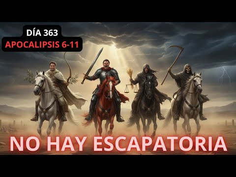 Día 363| Apocalipsis 6-11:⚔️ Los Cuatro Jinetes del Apocalipsis: Juicio, Caos & Esperanza Revelada 🔥