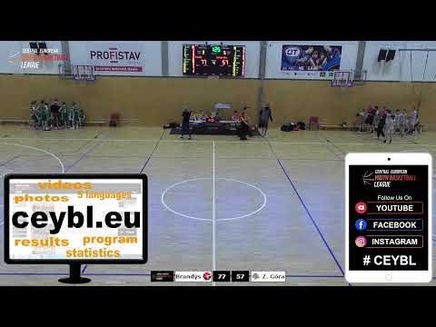 CEYBL U13, 18.3.2023, BK Brandýs nad Labem - SKM Zastal Zielona Góra