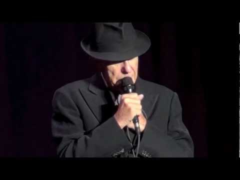 leonard Cohen, Going Home, Dublin 12-09-2012