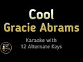 Gracie Abrams Cool Karaoke Instrumental Lower Higher Male Original Key