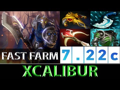 Xcalibur [Sven] Super Fast Farm Efficiency 833 GPM ► Dota 2 7.22c