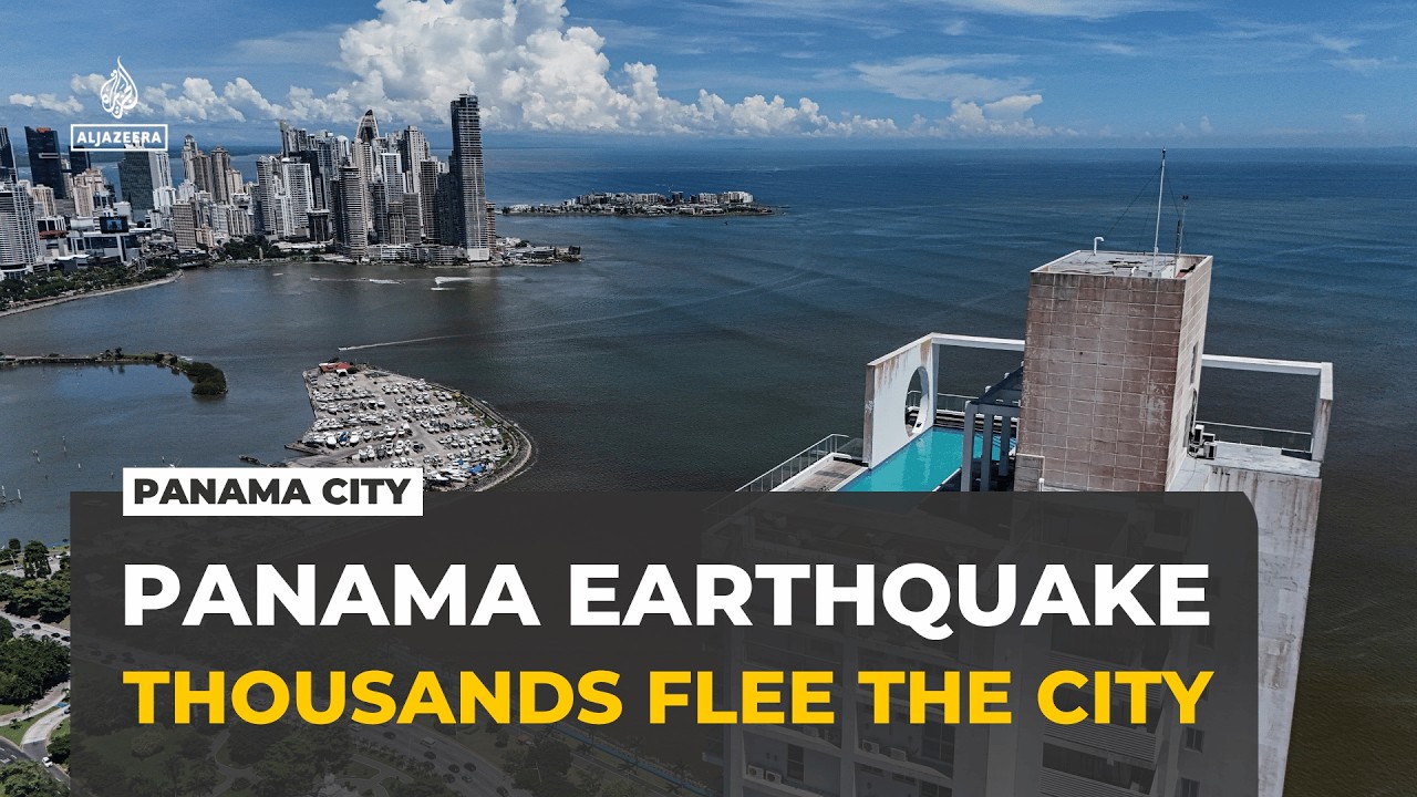 Thousands flee Panama City after 7.2 earthquake as buildings collapse in central provinces