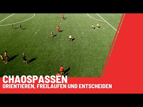 Passtraining wie der FC Barcelona: "Chaospassen" | Passspiel-Übung für Jugendfussball-Training
