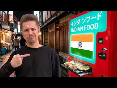 I got sick eating Indian food from a vending machine...