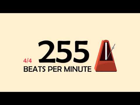 255 BPM 4/4 Metronome