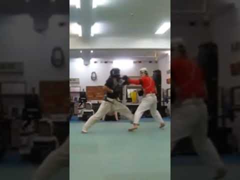 格闘技法！打撃から立ち関節技（肩固め）への移行 #shorts