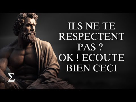 Gérer le MANQUE DE RESPECT: 10 Leçons | SAGESSE STOÏCIENNE