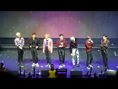180617 Monsta X in London: 3rd Ment "하얀소녀" [The Connect World Tour]