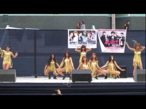 Grupo Pearls en el The Kings of K-pop