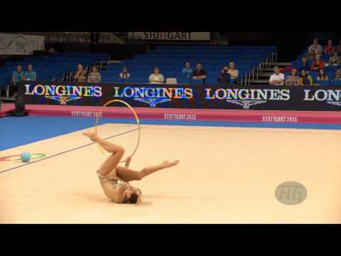 Natascha WEGSCHEIDER (AUT) 2015 Rhythmic Worlds Stuttgart - Qualifications Hoop