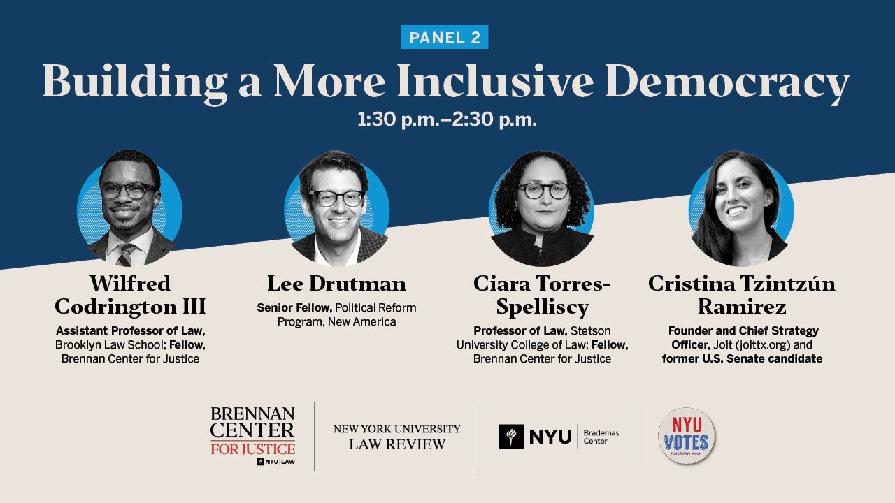 Voting and Representation Symposium: New Issues and Challenges (Day 2, Panel 2)