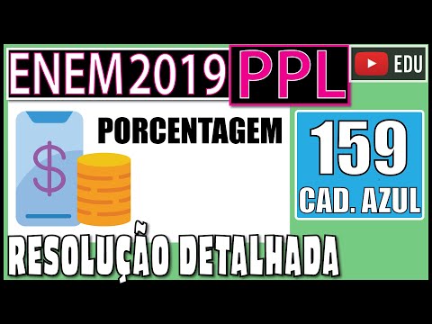 [ENEM 2019 PPL] 159 📘 PORCENTAGEM A conta de telefone de uma loja foi, nesse mês, de R$ 200,00