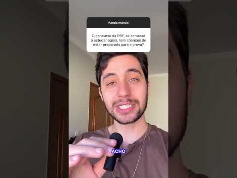Começando a estudar PRF agora, tem chances de ser aprovado? #concurseiro #PRF #concurso #dicas #mpu