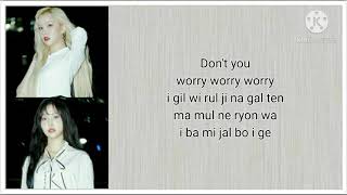 Download lagu #gfriend #nightdrive #walpurgisnight #easylyrics   GFRIEND (Eunha, Yuju) - NIGHT DRIVE | Easy Lyrics mp3