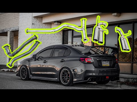 WRX Remark Boso Axleback + Midpipe + Catted Jpipe