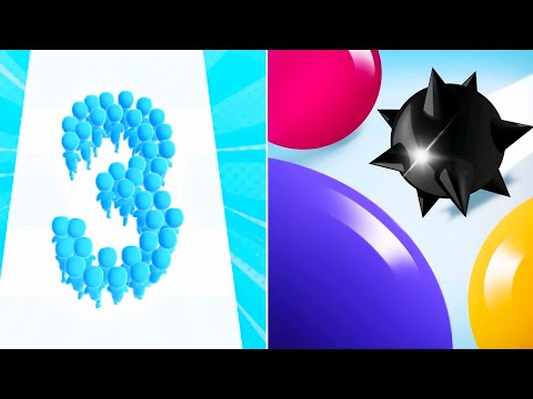 Crowd Number Run 3D vs Puffs Up - All Levels / Update