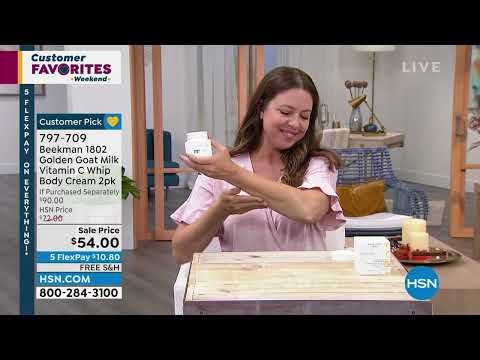 HSN | Beekman 1802 Beauty - All On Free Shipping 09.10.2022 - 09 PM