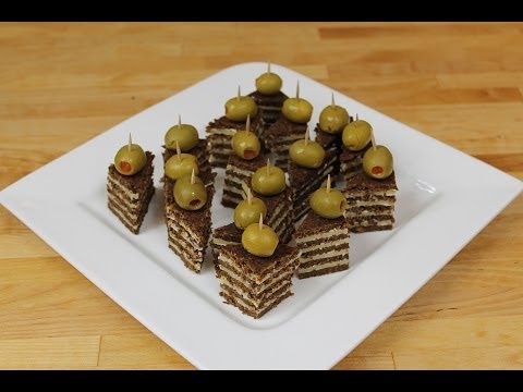 Party-Snacks #2 Pumpernickel- Gouda-Ecken