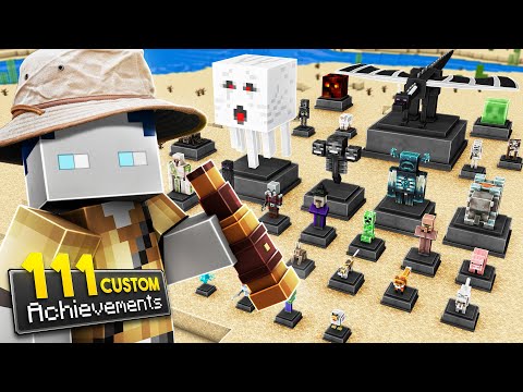 ICH MUSS ALLE MINECRAFT MONSTER FINDEN... (111 NEUE CUSTOM ACHIEVEMENTS)