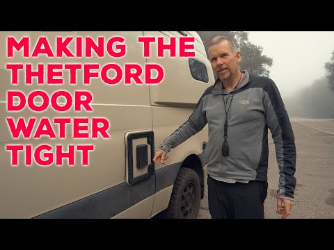 Making the Thetford Service Door Watertight