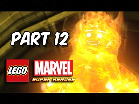 LEGO Marvel Super Heroes Gameplay Walkthrough - Part 12 Human Torch Let's Play