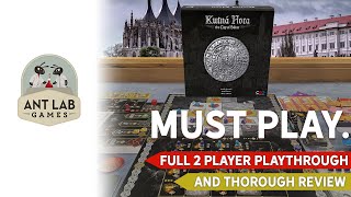 Kutna Hora: The City of Silver | Board Game | Playthrough | Review