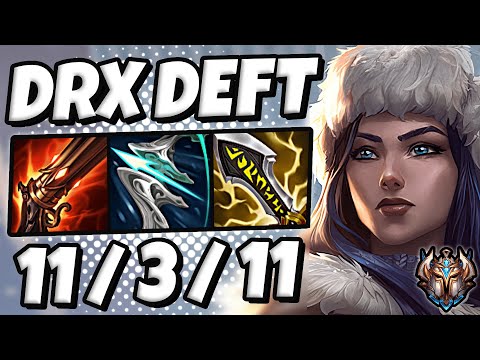 Deft Caitlyn vs Ezreal [ ADC ] Patch 12.7 Korea Challenger ✅