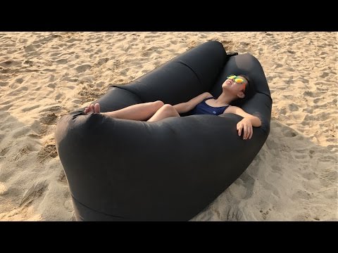 How to inflate the inflatable Air Lounger (Bean Bag / Lay Bag / Lazy Sack / Lazy Bag / Lazy bed)