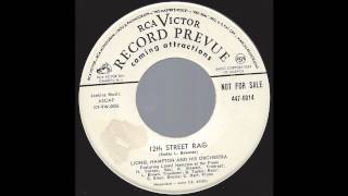Lionel Hampton - 12th Street Rag - Swing Jazz - 1951 pressing original of June 13, 1939 recording