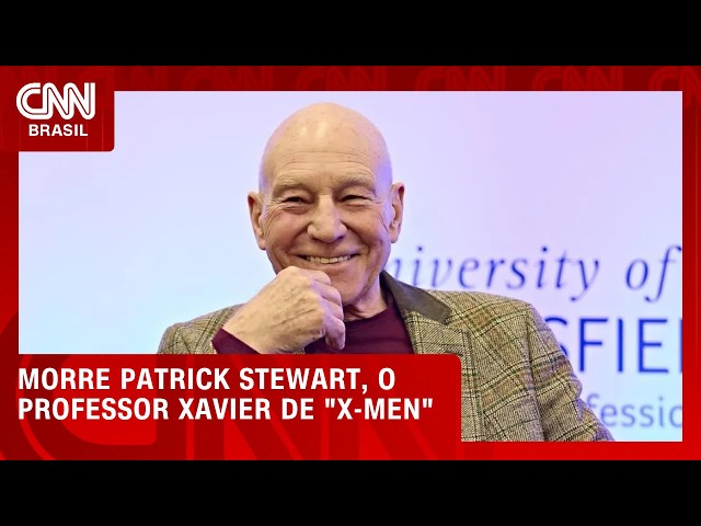 Morre Patrick Stewart, o professor Xavier de "X-Men", aos 86 anos | CNN PRIME TIME