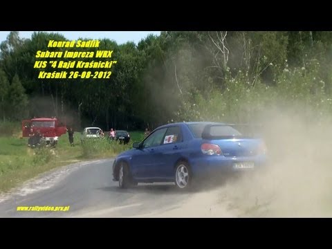 Konrad Sadlik - Subaru Impreza WRX - KJS "4 Rajd Kraśnicki" Kraśnik 26-08-2012