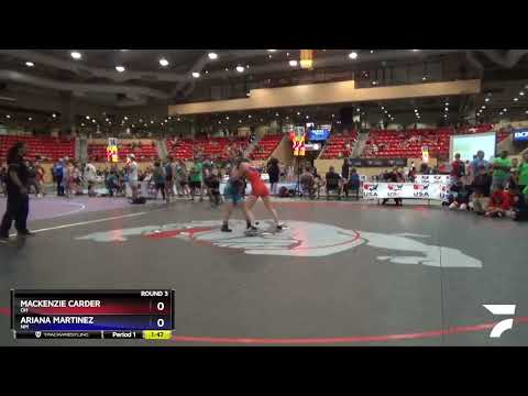 112 Lbs Round 3 - Mackenzie Carder, OH Vs Ariana Martinez, NM E0fc