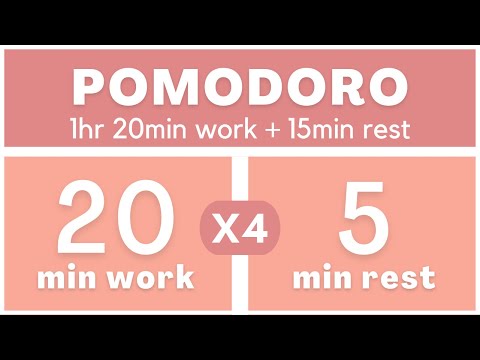 Técnica Pomodoro 20/5 - Pomodoro Timer