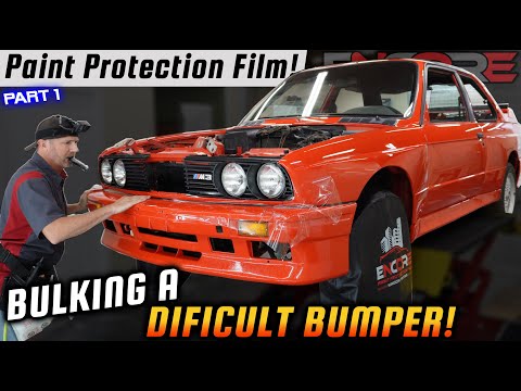 Mastering PPF | Front Bumper BULK PPF Installation | 1988 BMW M3 E30