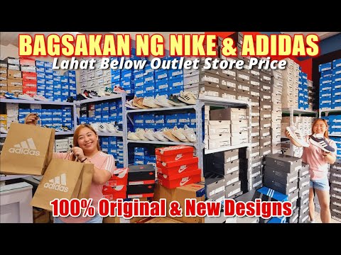 PINAKAMURA! Bodega ng mga 100% Original Adidas, Nike Shoes & Apparels LAHAT Below Outlet Store Price