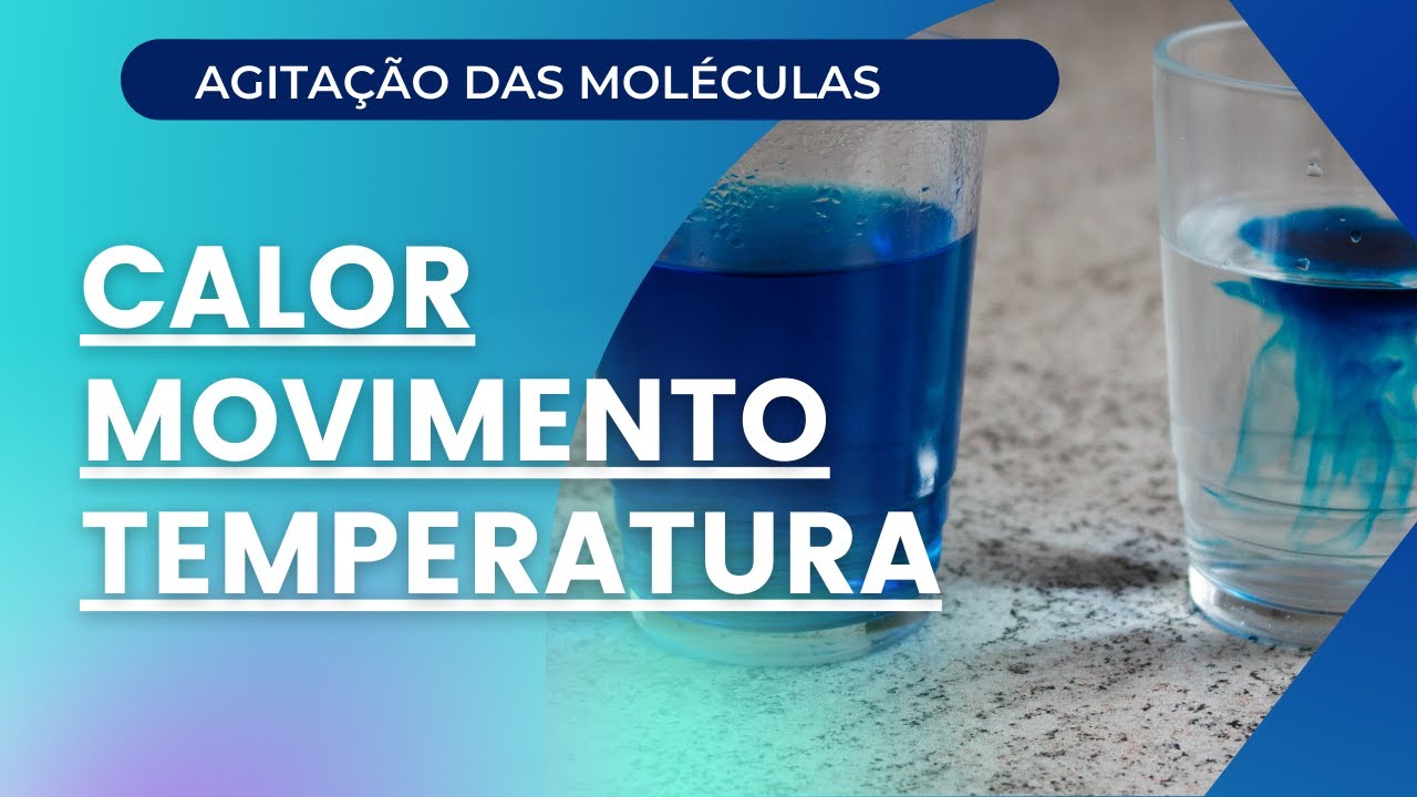Agitação das Moléculas - Calor Movimento e Temperatura
