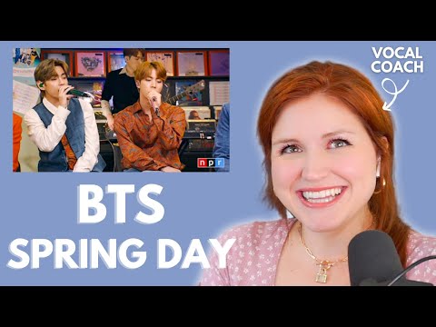 BTS I Spring Day I Vocal coach reacts!