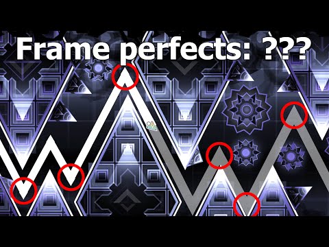 Defeated Circles with Frame Perfects counter — Geometry Dash