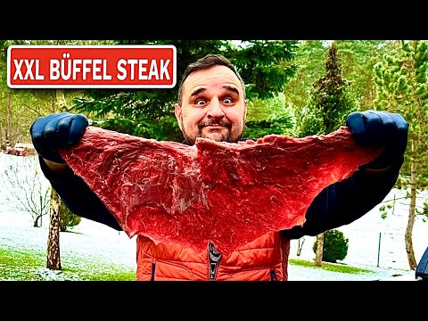 RIESIGES BÜFFEL STEAK GRILLEN --- Klaus Grillt