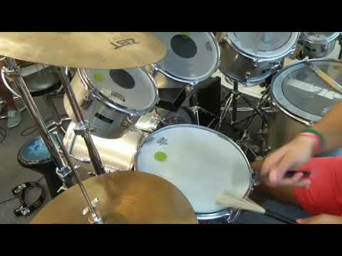 DRUMMING with brushes... (Joseph - the drummer)