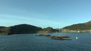 preview picture of video 'Hurtigruten - die MS Trollfjord in Torvik'