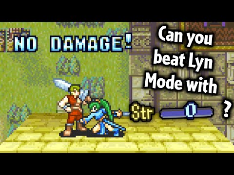 Can you beat Lyn Mode with 0 Str base and growth?