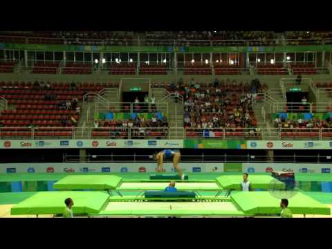 MOSKVINA Nataliia (UKR) - 2016 Olympic Test Event, Rio (BRA) - Qualification Trampoline Routine 1