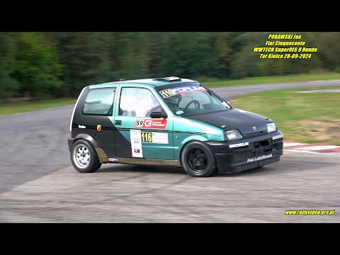 PORAWSKI Jan - Fiat Cinquecento - WWTECH SuperOES 9 Runda Tor Kielce 28-09-2024