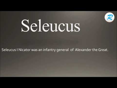 How to pronounce Seleucus